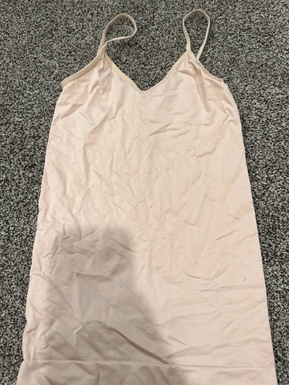 Auden Pale Blush Slip Chemise with Adjustable Spaghetti Straps